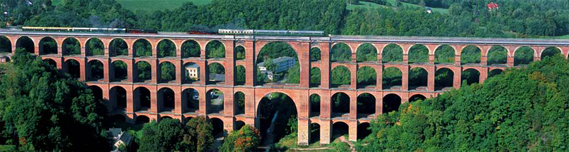 Göltzschtalbrücke - größte Ziegelsteinbrücke der Welt